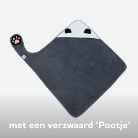 Badcape met een pootje panda